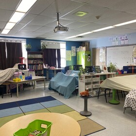 cabanes de lecture à la bibliothèque